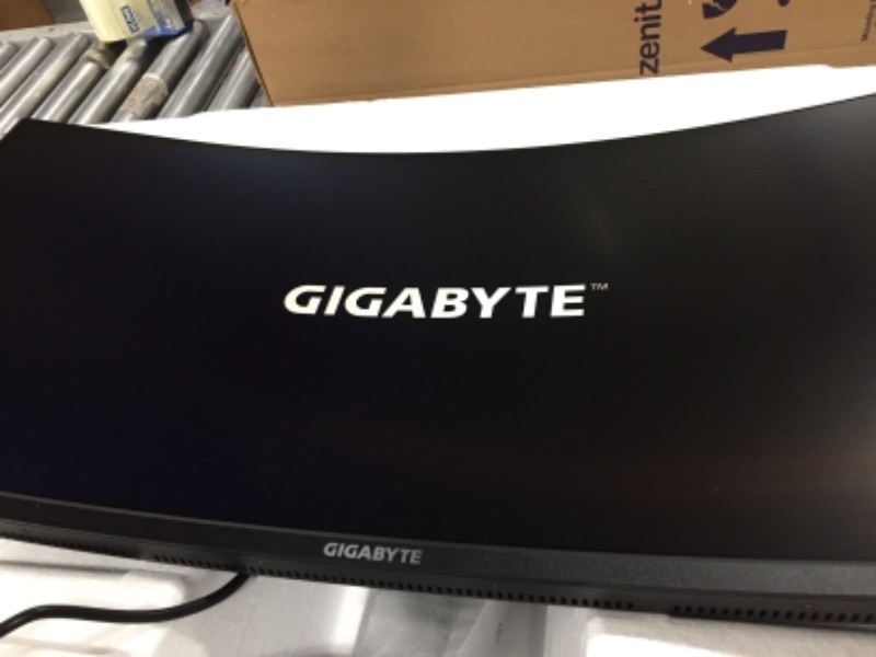 Photo 2 of GIGABYTE G34WQC A 34" 144Hz Ultra-Wide Curved Gaming Monitor, 3440 x 1440 VA 1500R Display, 1ms (MPRT) Response Time, 90% DCI-P3, VESA Display HDR400, FreeSync Premium, Black (G34WQC A-SA)
