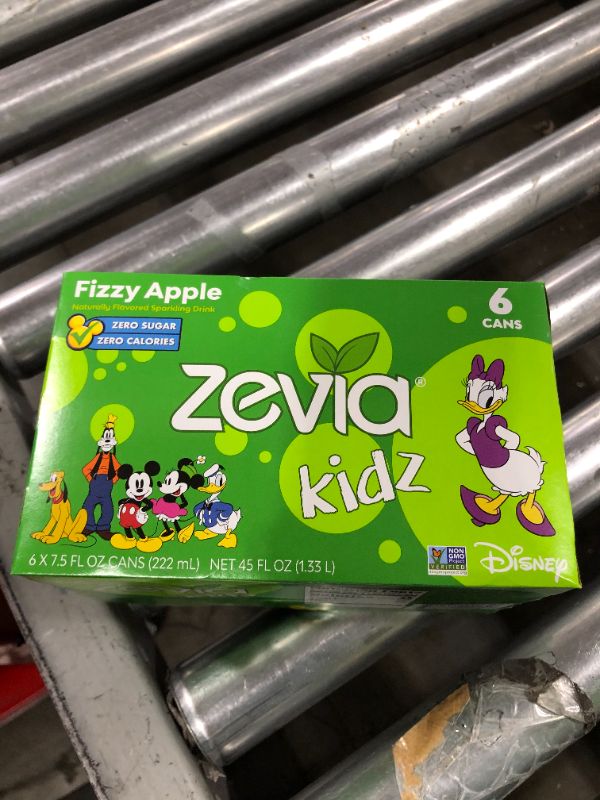 Photo 2 of 2 pack Zevia Kidz Fizzy Apple Zero Calorie Soda - 6pk/7.5 fl oz Cans
bb 05/2022
