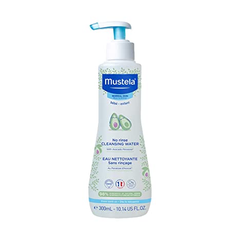 Photo 1 of Mustela Baby Cleansing Water - No-Rinse Micellar Water - with Natural Avocado & Aloe Vera - for Baby's Face, Body & Diaper, bb 03/2024