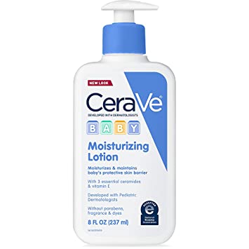 Photo 1 of CeraVe Baby Lotion | Gentle Baby Skin Care with Ceramides, Niacinamide & Vitamin E | Fragrance, Paraben, Dye & Phthalates Free | Lightweight Baby Moisturizer | 8 Ounce
 bb 02/2023