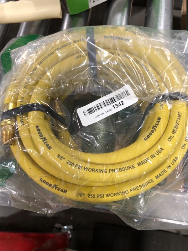 Photo 2 of 25' x 3/8" Goodyear Rubber Air Hose
