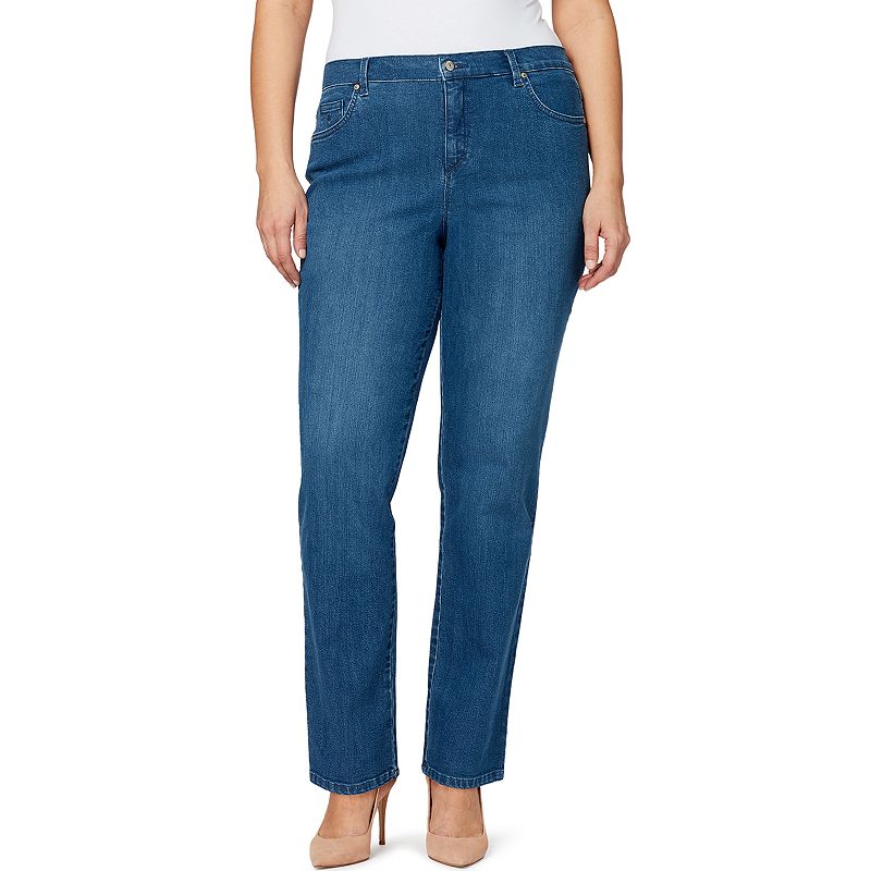 Photo 1 of Gloria Vanderbilt Women's PLUS Amanda Jean, 24w , Blue
