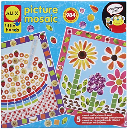 Photo 1 of Alex Little Hands Picture Mosaic Kids Toddler Art and Craft Activity
