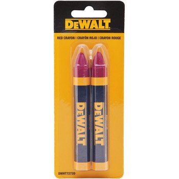 Photo 1 of 6 PACK!!! DEWALT
Mark Lumber Crayon in Red