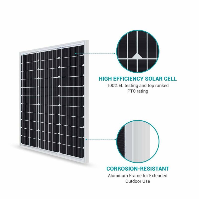 Photo 1 of Renogy 50 Watt 12 Volt Monocrystalline Solar Panel