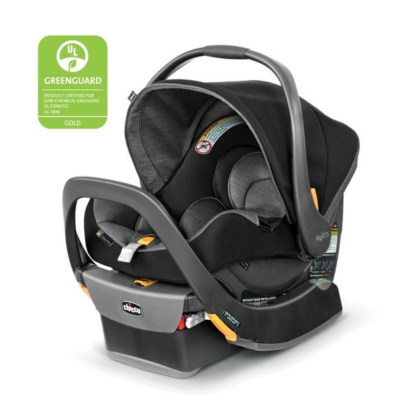 Photo 1 of Chicco KeyFit 35 ClearTex FR Chemical Free Extended Use Infant Car Seat with Base, Shadow (Black)
