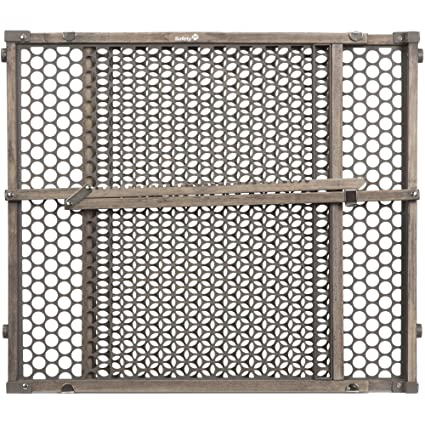 Photo 1 of Safety 1st Vintage Wood Baby Gate with Pressure Mount Fastening (Gray)
