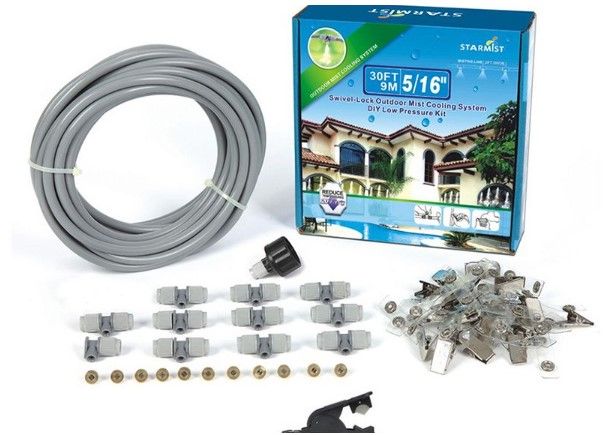 Photo 1 of 5/16 Swivel Lock Mist Cooling Kit 20' - Gray - Sunneday