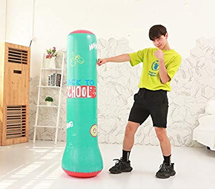 Photo 1 of Hungruii Inflatable Tumbler Boxing Column Sports Gym Sports for Children and Adults
