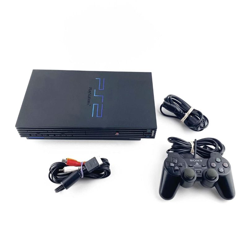 Photo 1 of Sony PlayStation 2 Console - Black 
FOR PARTS ONLY !! 