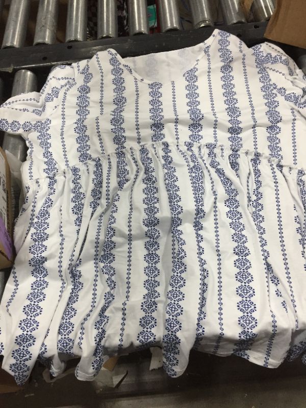 Photo 1 of CASUAL BLUE AND WHITE SHIRT