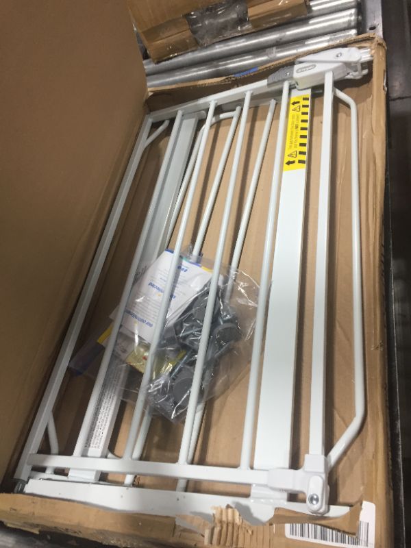 Photo 1 of Regalo Easy Step 38.5-Inch Extra Wide Walk Thru Baby Gate, Includes 6-Inch Extension Kit, 4 Pack Pressure Mount Kit, 4 Pack Wall Cups and Mounting Kit
