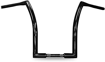 Photo 1 of APE HANGER HANDLEBARS, WIDE, FAT 1-1/2" MONSTER BARS FOR HARLEY MODELS (Black, 12")