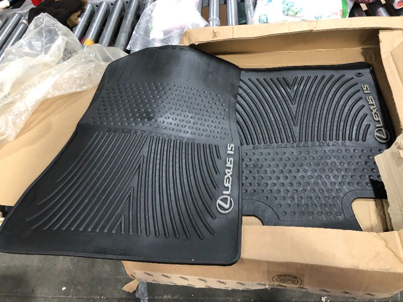 Photo 1 of All-Weather Floor Mats, Campaign Set, 2pc Fronts only, Black 
