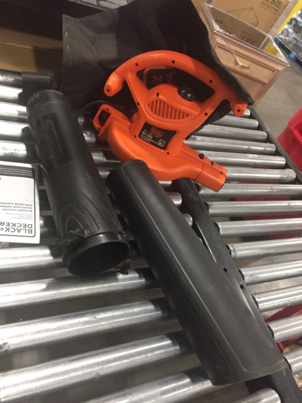 Photo 2 of BLACK+DECKER 3-in-1 Electric Leaf Blower, Leaf Vacuum,