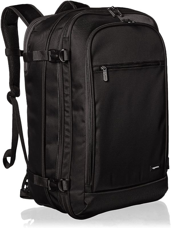 Photo 1 of Amazon Basics Carry-On Travel Backpack - Black