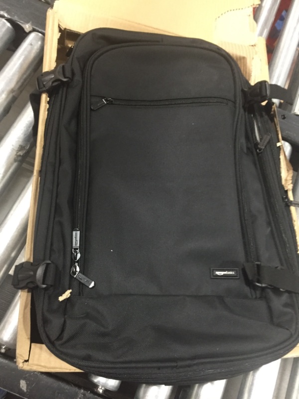 Photo 2 of Amazon Basics Carry-On Travel Backpack - Black