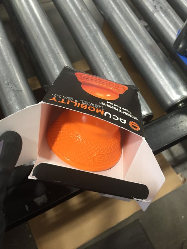 Photo 2 of 1 Acumobility Level 1 Ball (Orange) Trigger Point Ball, Massage Ball, Mobility Ball, Lacrosse Ball, Accumobility, ACU Ball, Peanut Ball, Massage Ball, Deep Tissue, Flat Ball, Made in USA
