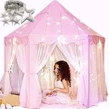 Photo 1 of Perfectto Design
Princess Castle Play Tent with Large Star Lights. Little Girls Princess Tent Toy for Indoor. Pretend and Imaginative Play house. Have Fun, Encourage Social Interaction. Gift for Girls Age 3 4 5 6 7