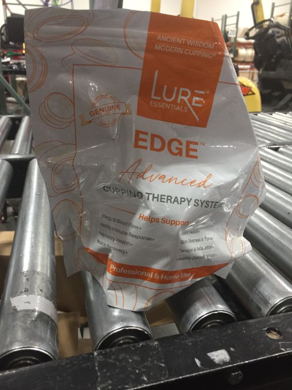 Photo 1 of Lure Essentials Edge Cupping Set – Ultra Clear Blue Silicone Cupping Therapy Set for Cellulite Reduction and Myofascial Release - Massage Therapists and Home Use (Set of 4, Blue)
