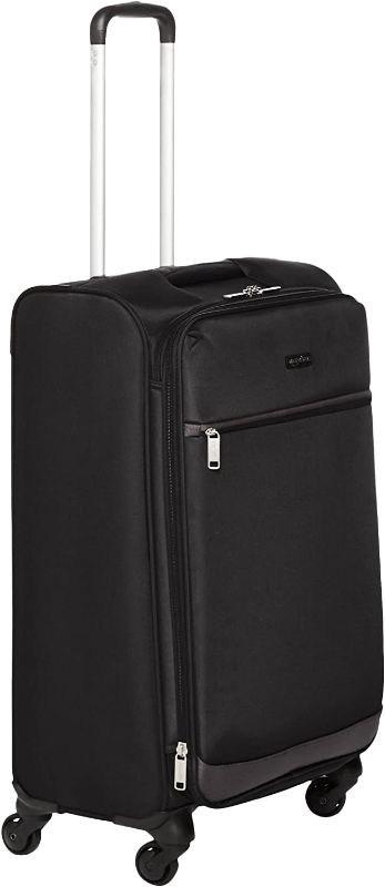 Photo 1 of Amazon Basics 74 cm Black Softsided Check-in Trolley