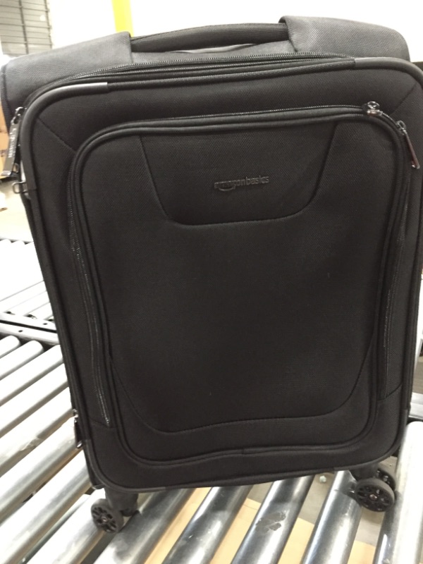 Photo 2 of Amazon Basics 74 cm Black Softsided Check-in Trolley