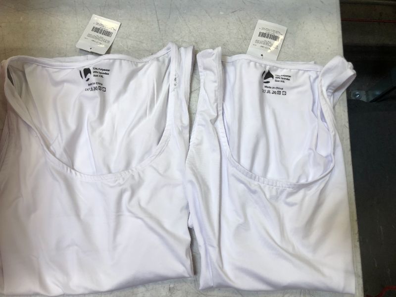 Photo 3 of LISH Men's Slimming Compression Body Shaper Gynecomastia Undershirt Tank XXL set of 2