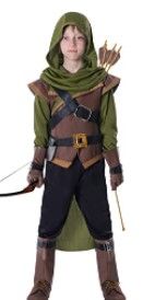 Photo 1 of Renaissance Robin Hood Deluxe Kids Costume Set for Halloween Dress Up Party
