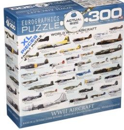 Photo 1 of EuroGraphics WWII Airplanes 300 Piece Puzzle (Small Box) Puzzle
