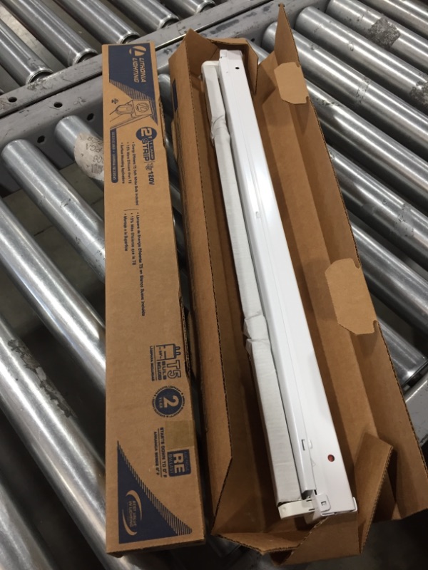 Photo 4 of Lithonia Lighting MNS5 1 14 LP Mini Strip 1-Light White Fluorescent Utility Light set of 2