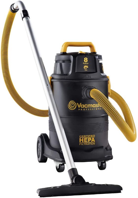 Photo 1 of Vacmaster VK811PH 8 Gallon Industrial HEPA Wet/Dry Vacuum with 2-Stage Motor