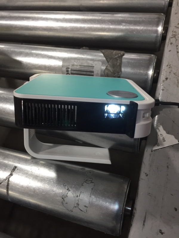 Photo 1 of ViewSonic - M1MINIPLUS WVGA Wireless Smart DLP Portable Projector - Teal