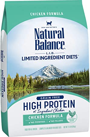 Photo 1 of  Natural Balance L.I.D. Limited Ingredient Diets High Protein Dry Cat Food, Grain Free
exp 02/28/22