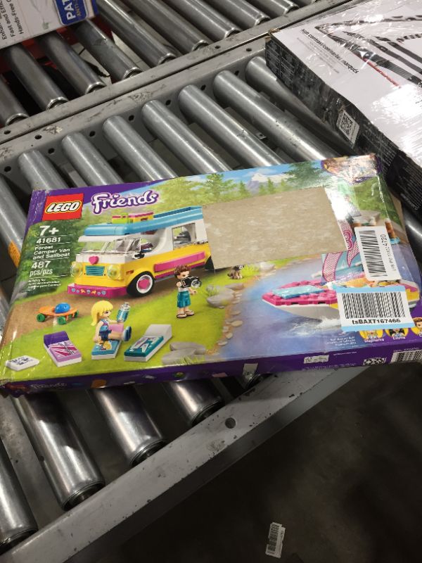 Photo 3 of LEGO Friends Forest Camper Van and Sailboat 41681 Building Kit; Forest Toy; New 2021 (487 Pieces)
