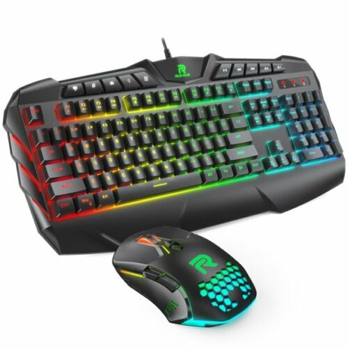 Photo 1 of Backlit USB Wired Gaming Keyboard & Mouse Combo 