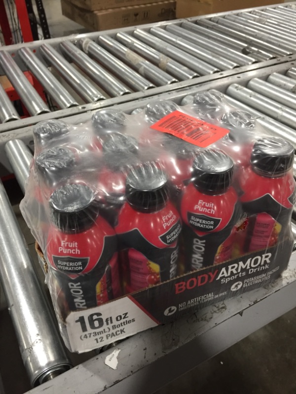Photo 2 of BODYARMOR Sports Drink Sports Beverage, Fruit Punch, Natural Flavors With Vitamins, Potassium-Packed Electrolytes, No Preservatives, Perfect For Athletes, 16 Fl Oz (Pack of 12)

