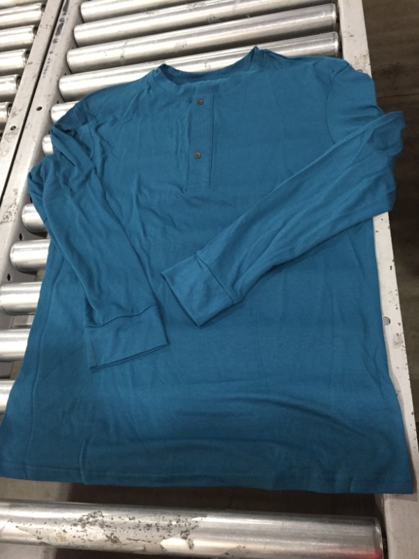 Photo 1 of L long sleeve teal shirt