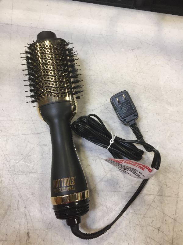 Photo 2 of Hot Tools 24K Gold One-Step Hair Dryer and Volumizer | Style and Dry, Professional Blowout with Ease
