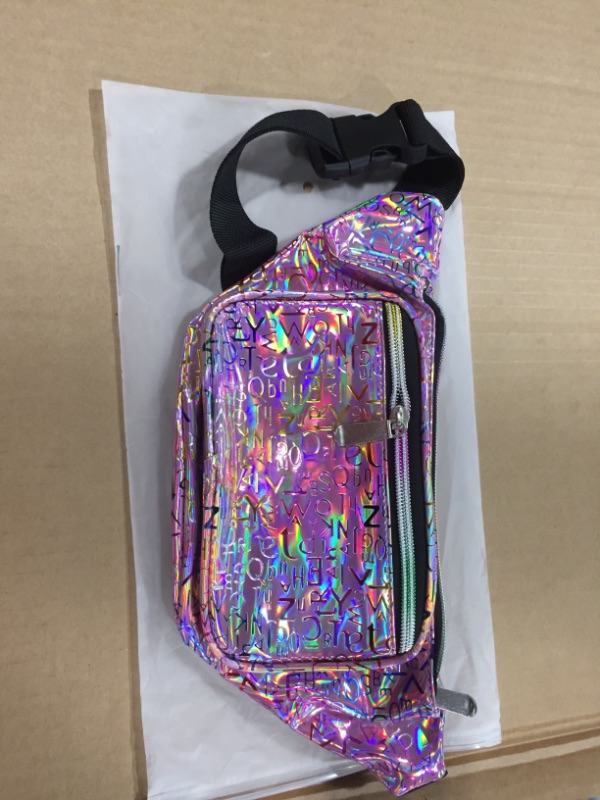Photo 1 of Pink holographic fanny pack 