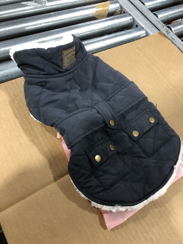 Photo 1 of KYEESE Dog Jacket for Dogs Winter Windproof Fleece Lined Dog Vest Cold Weather Coats with Leash Hole SIZE M 
