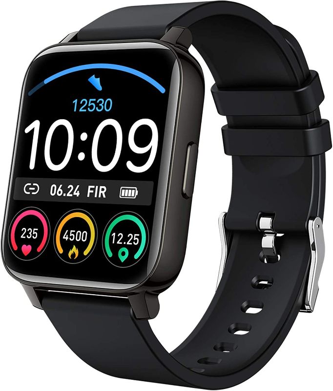 Photo 1 of Smart Watch 2021 Watches for Men Women, Fitness Tracker 1.69" Touch Screen Smartwatch Fitness Watch Heart Rate Monitor, Pedometer, Sleep Monitor, IP67 Waterproof Activity Tracker for Android iPhone
