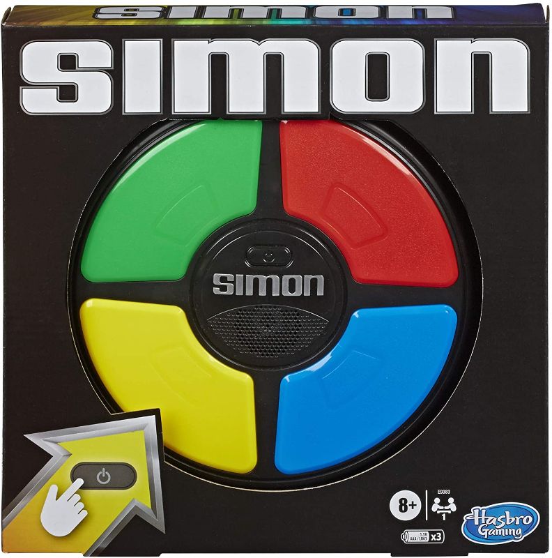 Photo 1 of Hasbro Gaming Simon Handheld Electronic Memory Game With Lights and Sounds for Kids Ages 8 and Up
