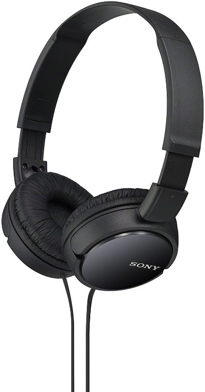 Photo 1 of Sony ZX Series Wired On-Ear Headphones, Black MDR-ZX110
