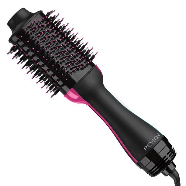 Photo 1 of Revlon Pro Collection 4.25" Ceramic One-Step Hair Dryer and Volumizer Hot Air Brush, Ionic, Black
