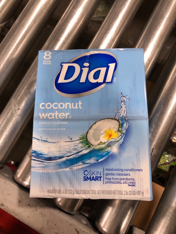Photo 2 of Dial Skin Care Bar Soap, Coconut Water, 4 Ounce, 8 Bars
