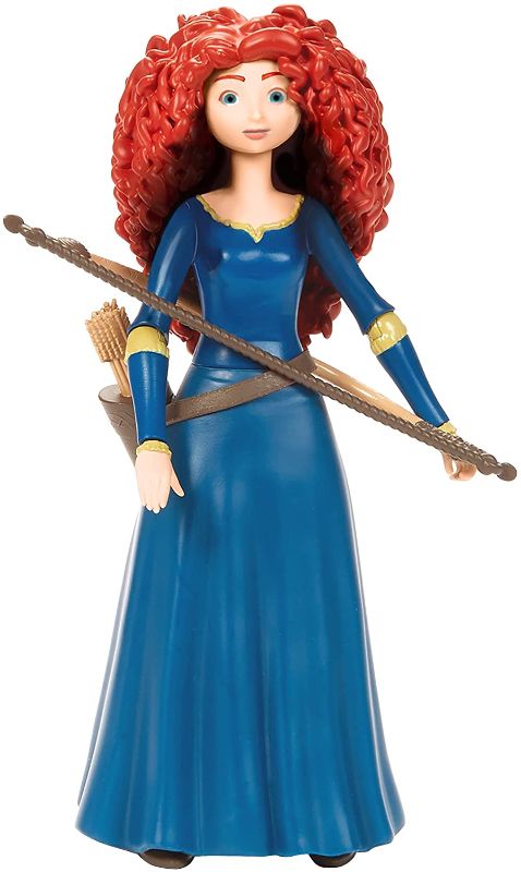 Photo 1 of Disney Pixar Brave Merida Action Figure, Movie Character Toy 6.6-in Tall, Highly Posable in Authentic Costume with Bow & Arrow