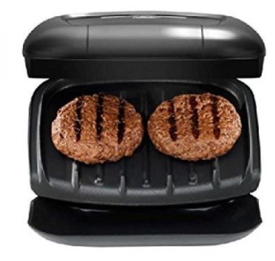 Photo 1 of George Foreman GR0040B 2-Serving Classic Plate Grill, Black
