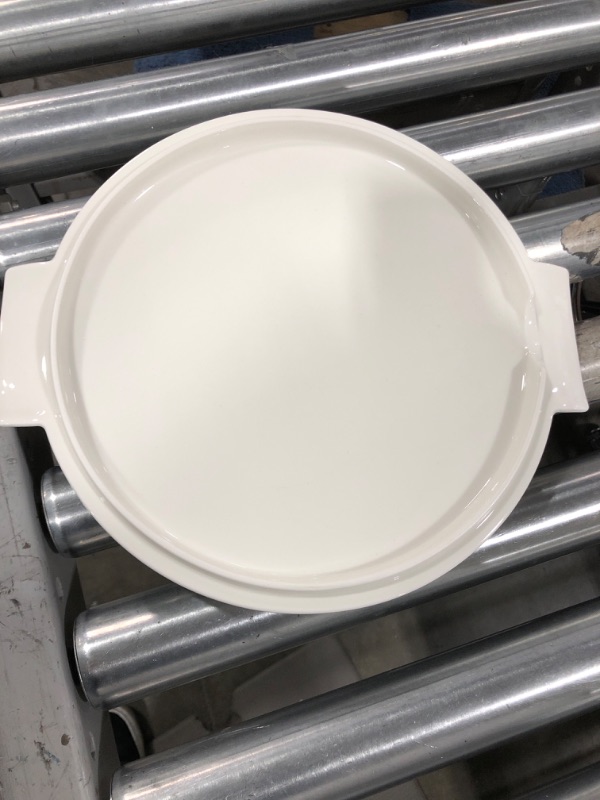 Photo 2 of 10' white ceramic lid 