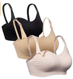 Photo 1 of iloveSIA 3PACK Womens Full Bust Nursing Bra Seamless Maternity Bra
