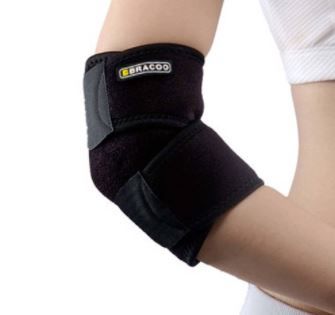 Photo 1 of Bracoo Neoprene Elbow Support, Easy Adjustable Wrap for Injury Recovery, One Size